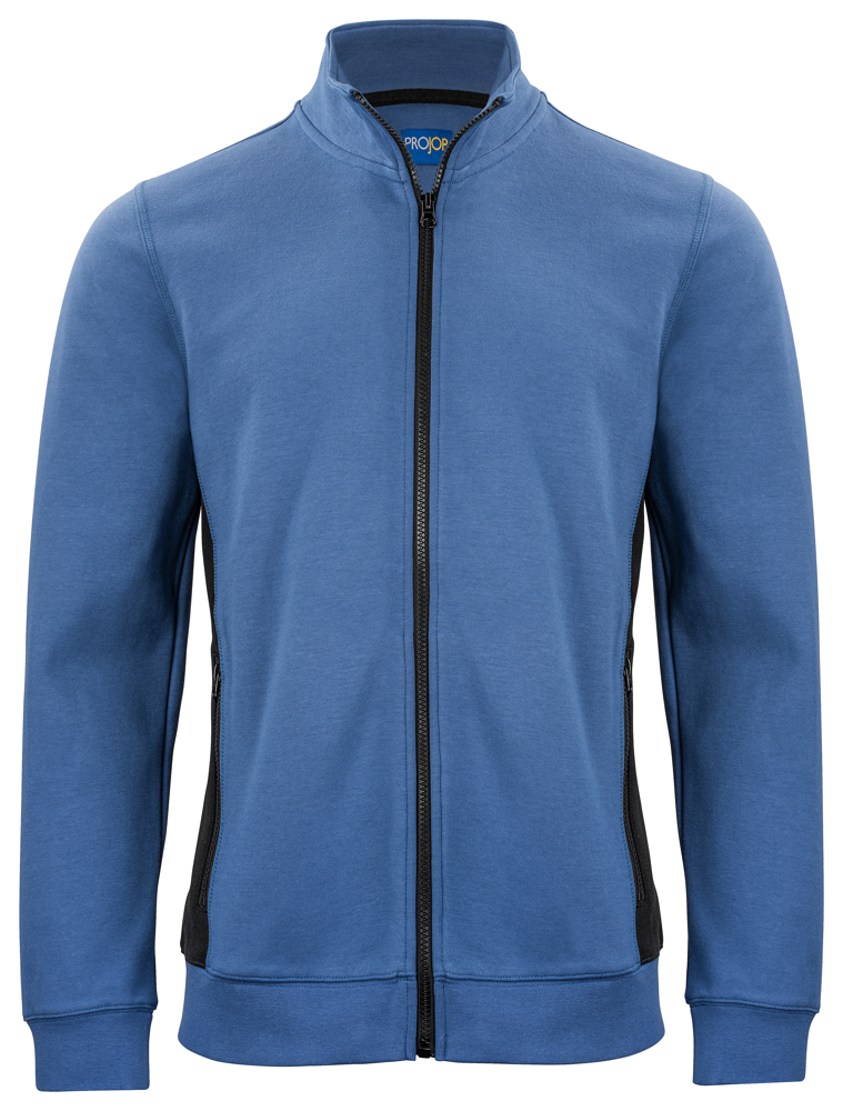 2129 SWEATER MET RITSSLUITING - Hemelsblauw