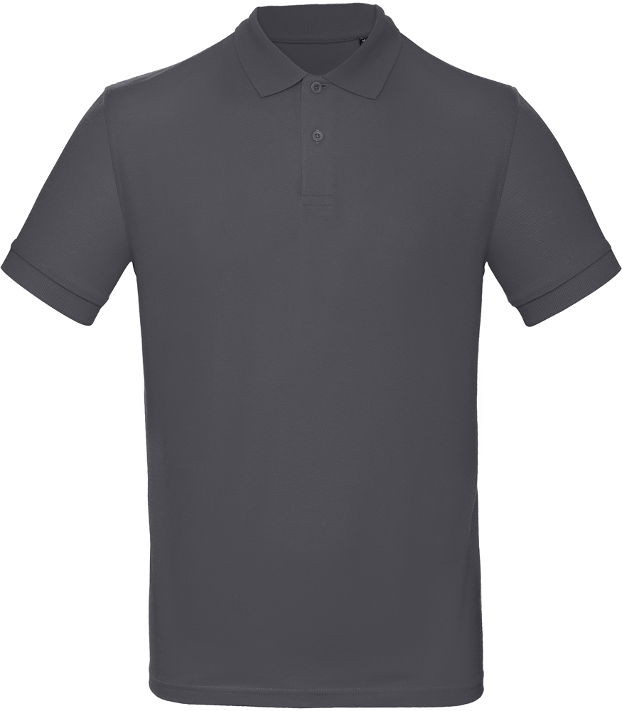 - Men's organic polo shirt - Dark Grey