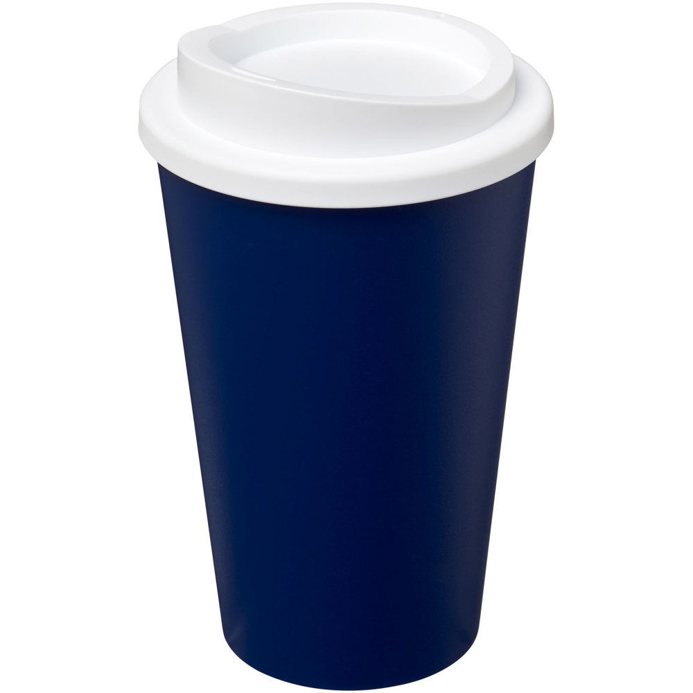Americano® geïsoleerde beker van 350 ml - Wit, Blauw