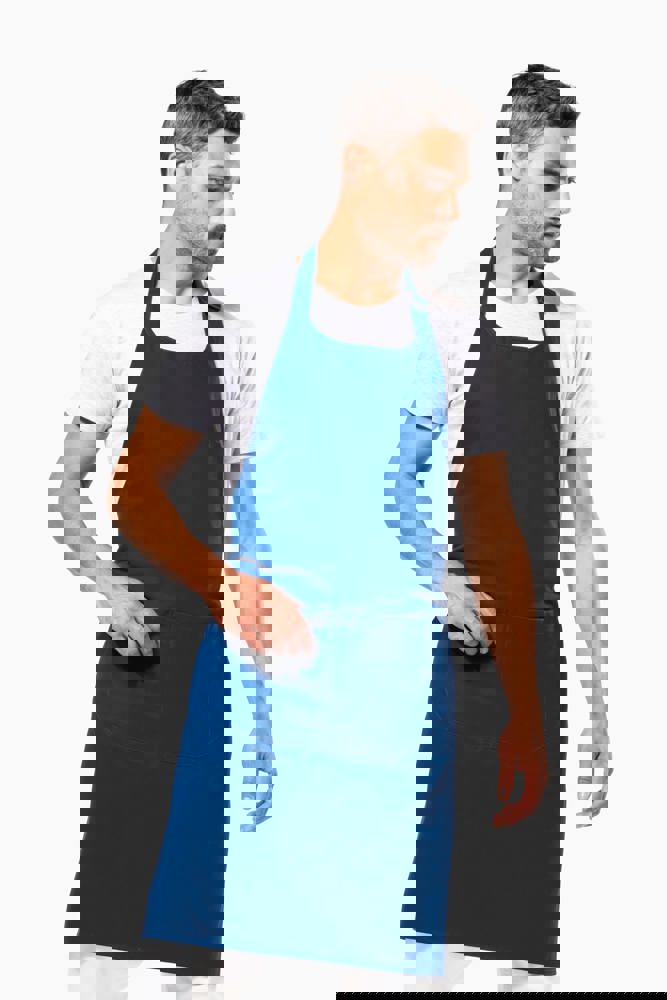 K8007 - Schort met zak van biologisch katoen