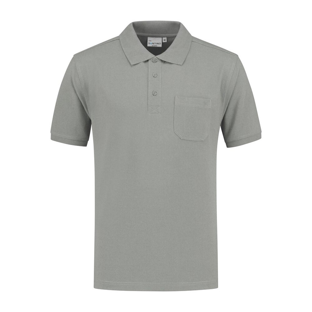 Santino Poloshirt Lenn - Silver Grey