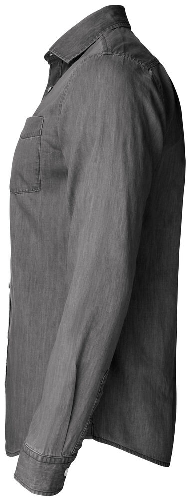 Cutter & Buck - Ellensburg Denim Shirt Heren Demin Grijs S