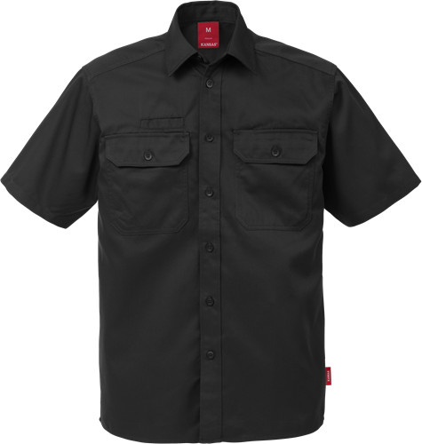 Overhemd korte mouw 7387 B60 - Zwart