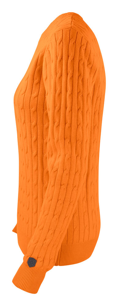 Cutter & Buck - Blakely Knitted Sweater Dames Helder Oranje XS