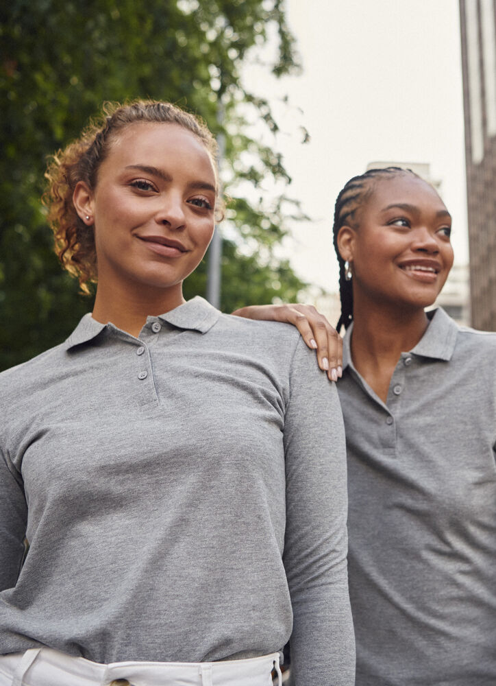 Clique - Manhattan L/S Women Grijsmelange XS