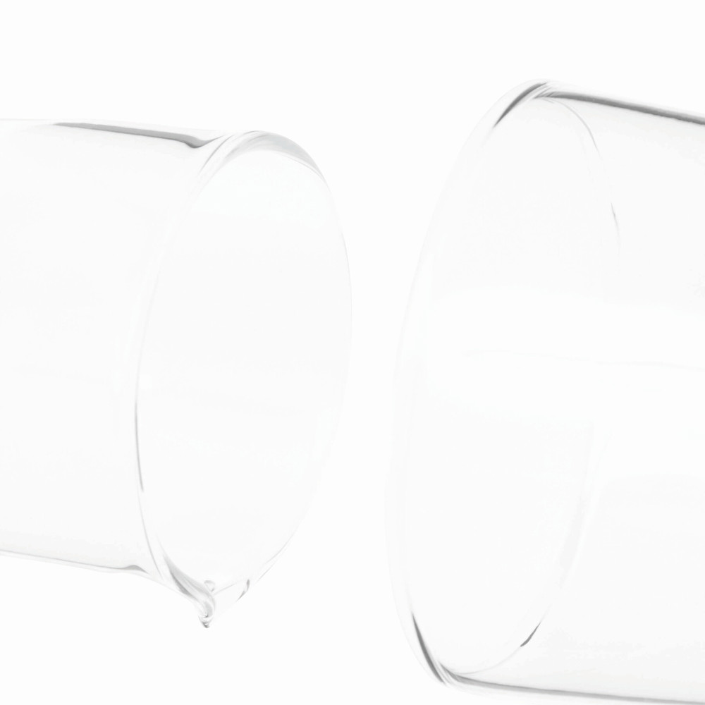 CALMY - Glazen karaf met drinkglas