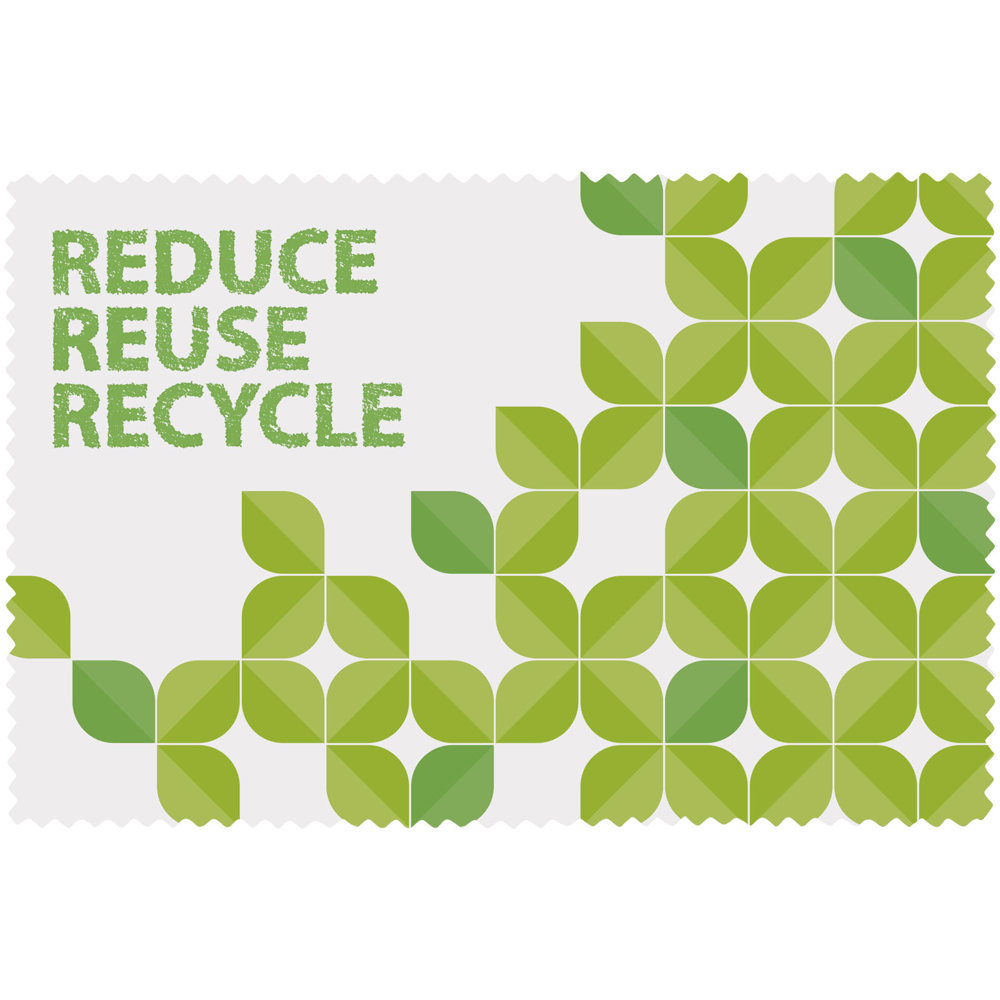 Caro gerecycled PET klein schoonmaakdoekje