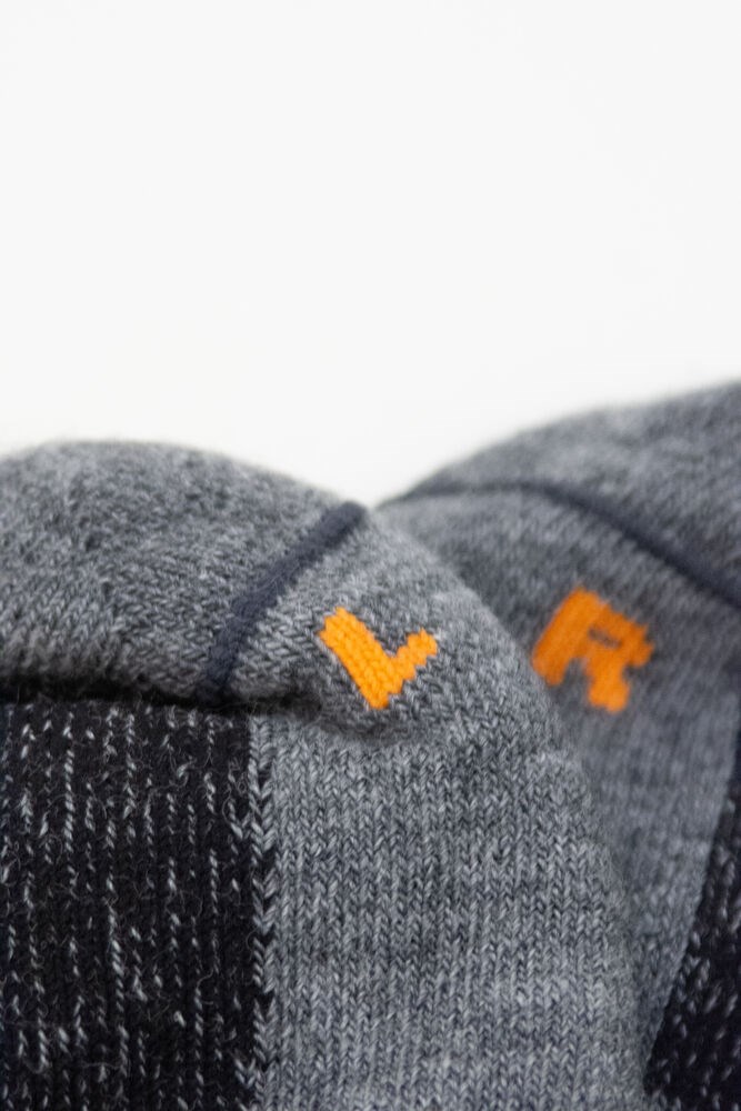 Jobman - 9598 Merino Sock Heavy Donkergrijs/Zwart 46