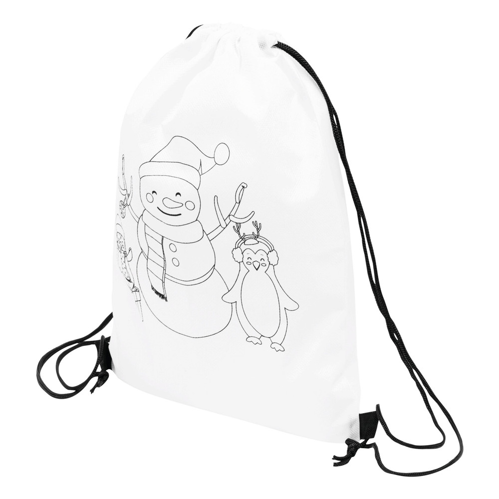 COLOURFUL SNOWMAN - Eenvoudig rugtasje
