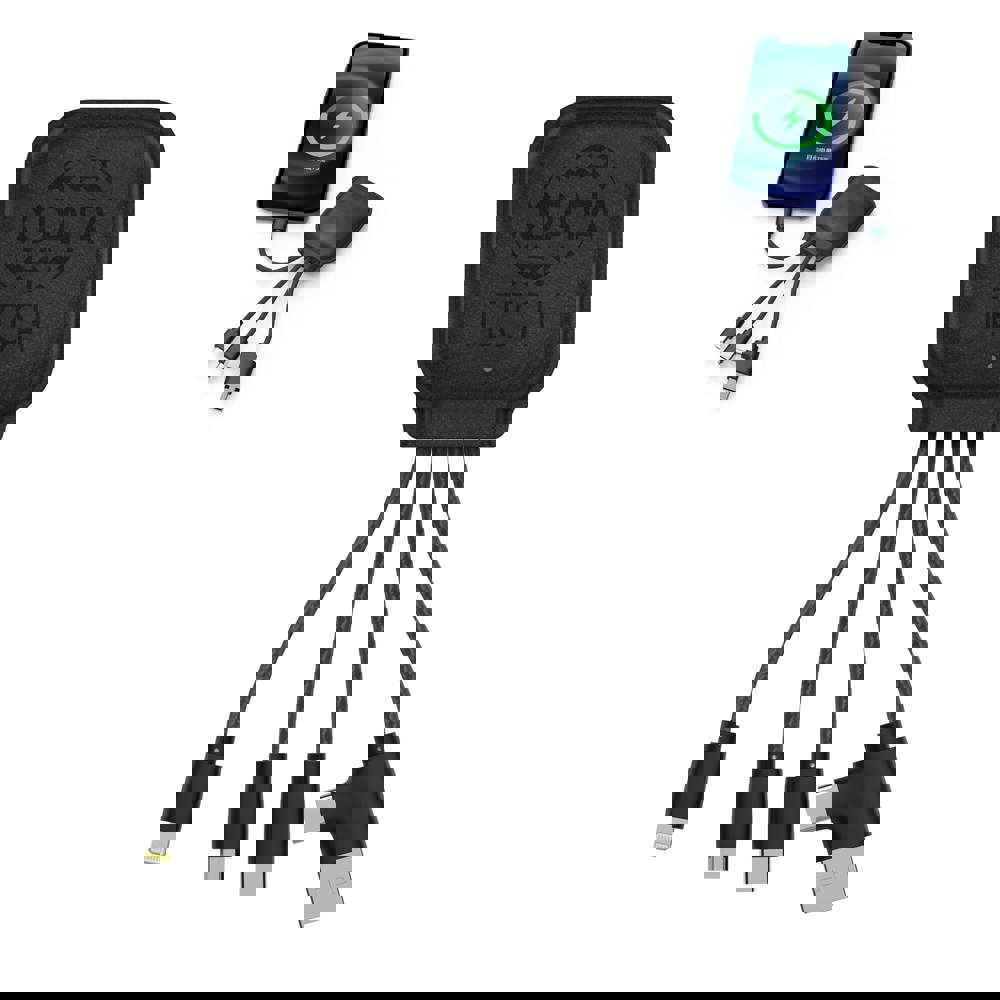 4001 | Xoopar Iné Gamma NFC Powerbank met Oplaadkabels 3000mAh 