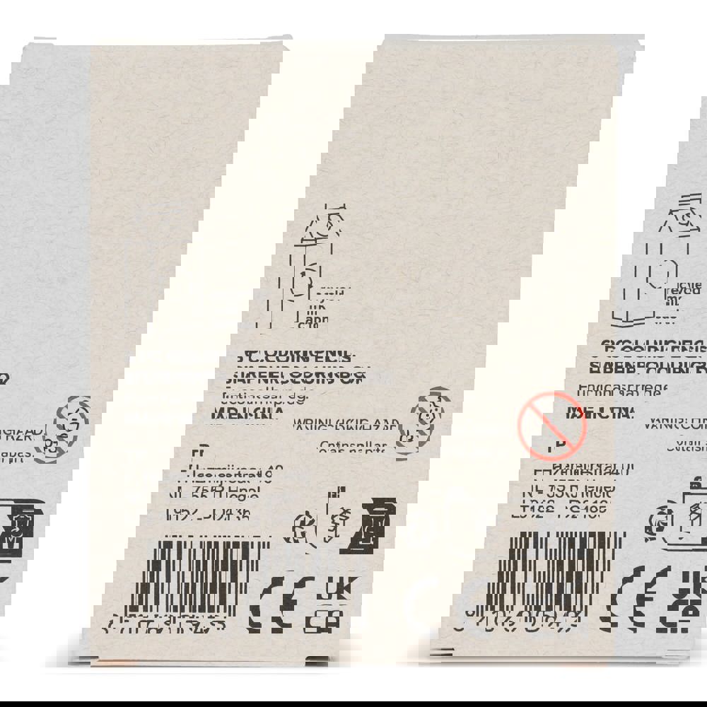 8-delige kleurset in gerecyclede melkpakdoos