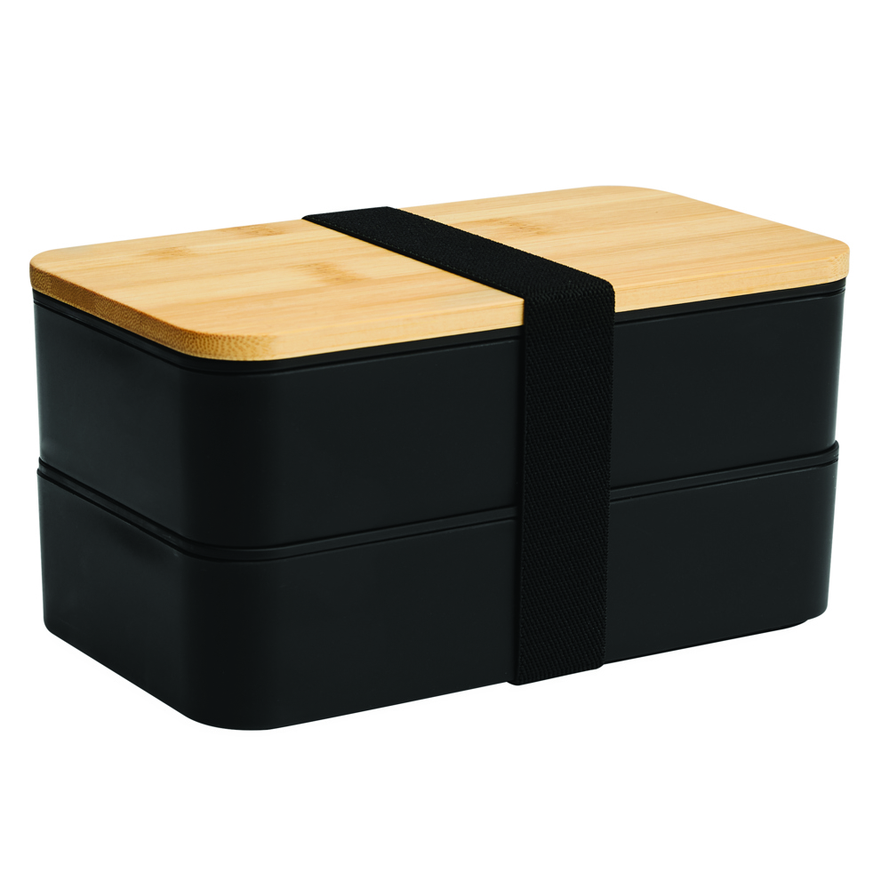 DOUBLE LEVEL - Lunchbox - Zwart