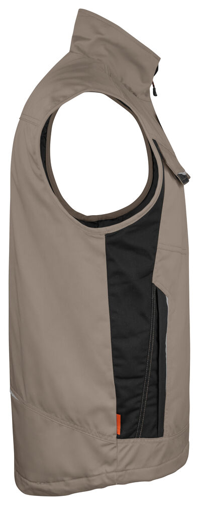 Jobman - 7517 Service Vest Lined Khaki S