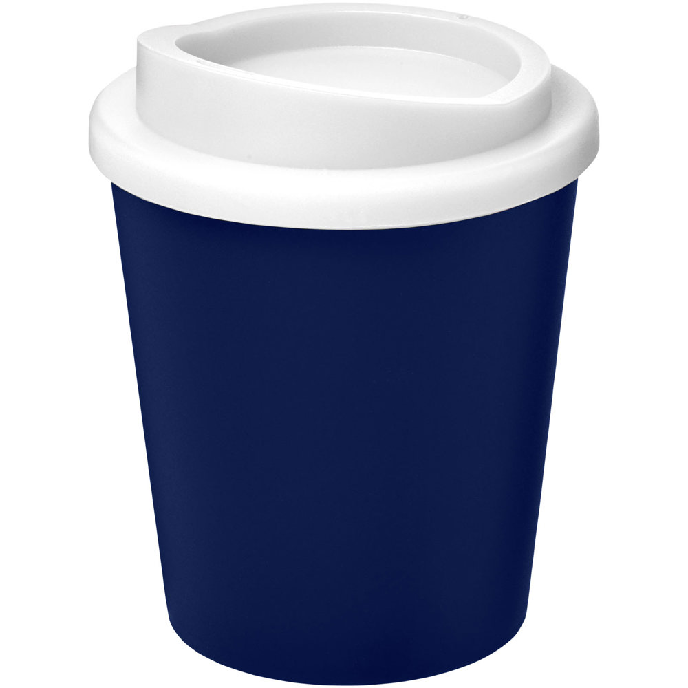 Americano® espresso 250 ml geïsoleerde beker - Blauw, Wit