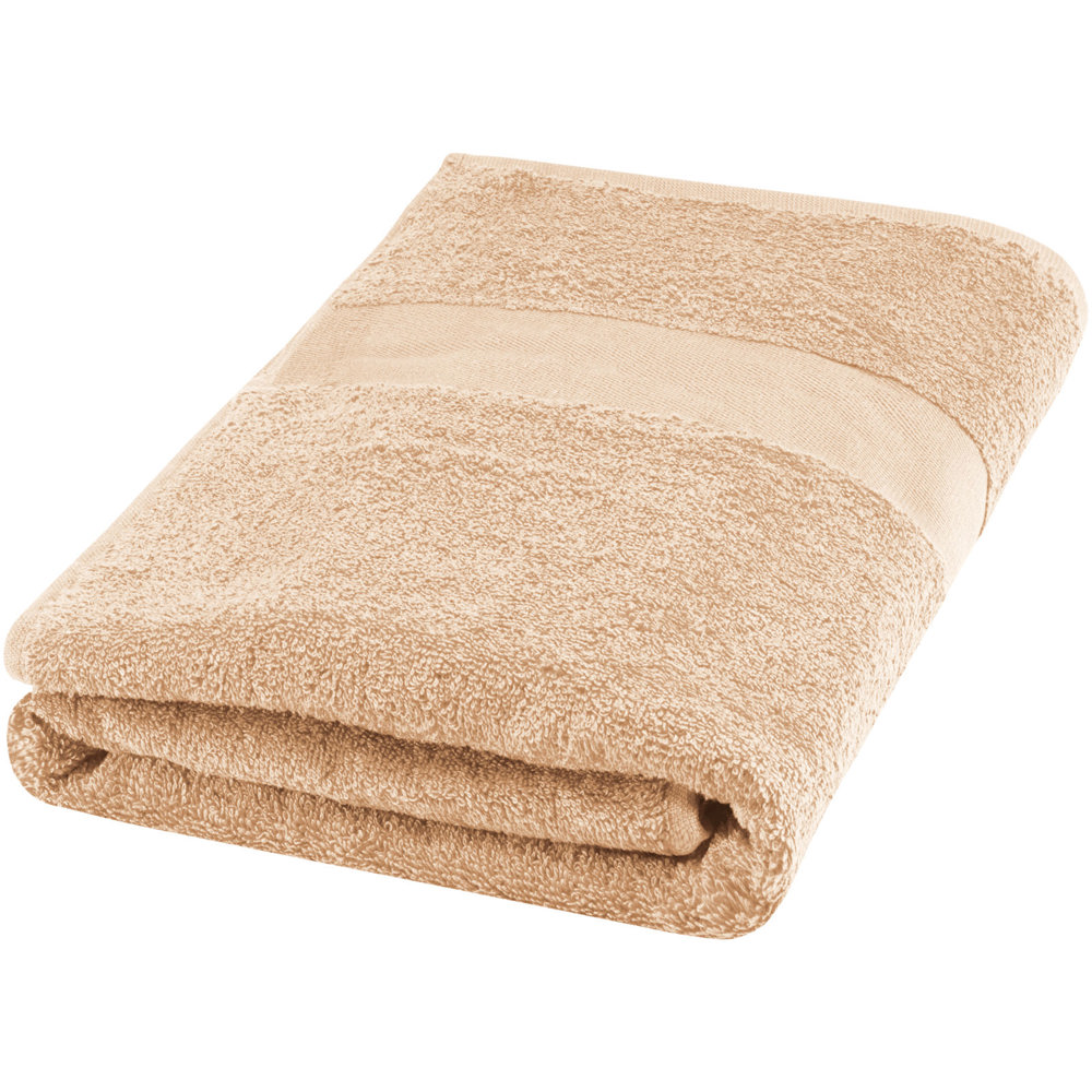 Amelia handdoek 70 x 140 cm van 450 g/m² katoen - beige