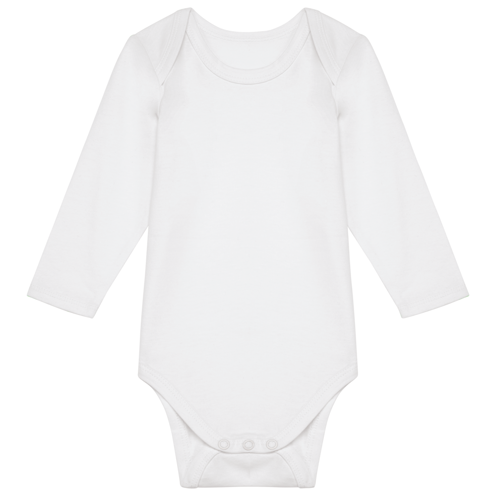 K837 - Baby body van biologisch katoen - White