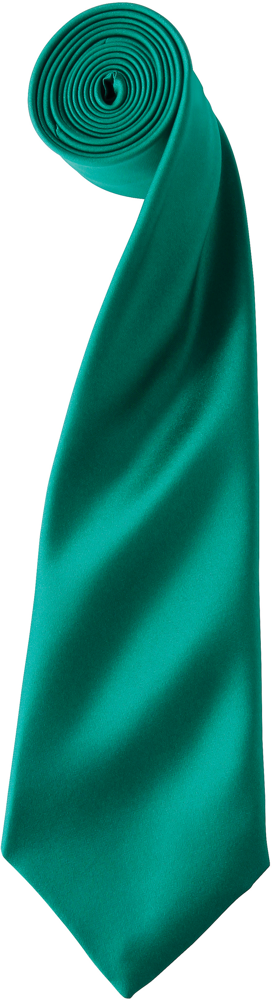 PR750 - Satijnen stropdas - emerald
