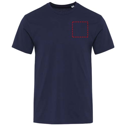 Azurite 160 g/m² unisex OCS organisch T-shirt met korte mouwen