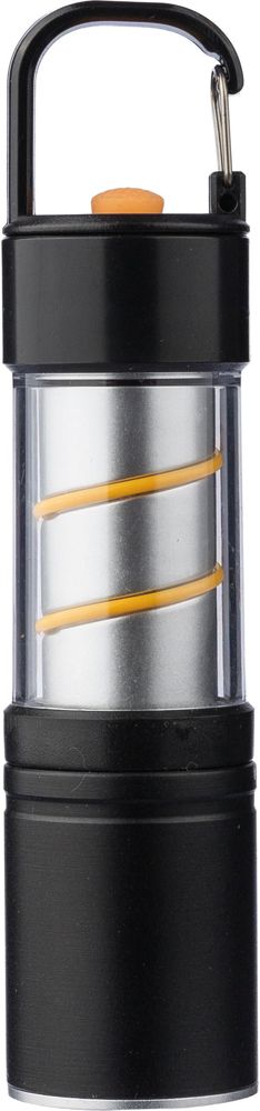 Aluminium COB-zaklamp Vela - zwart