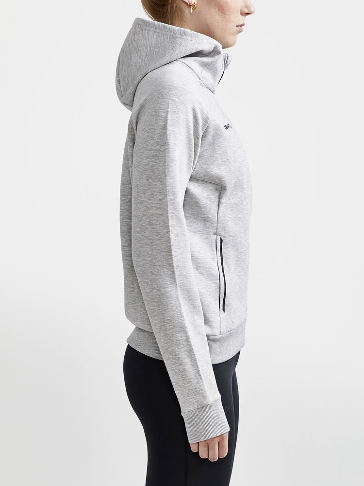 Craft - CORE Soul Full Zip Hood W Grey Melange S