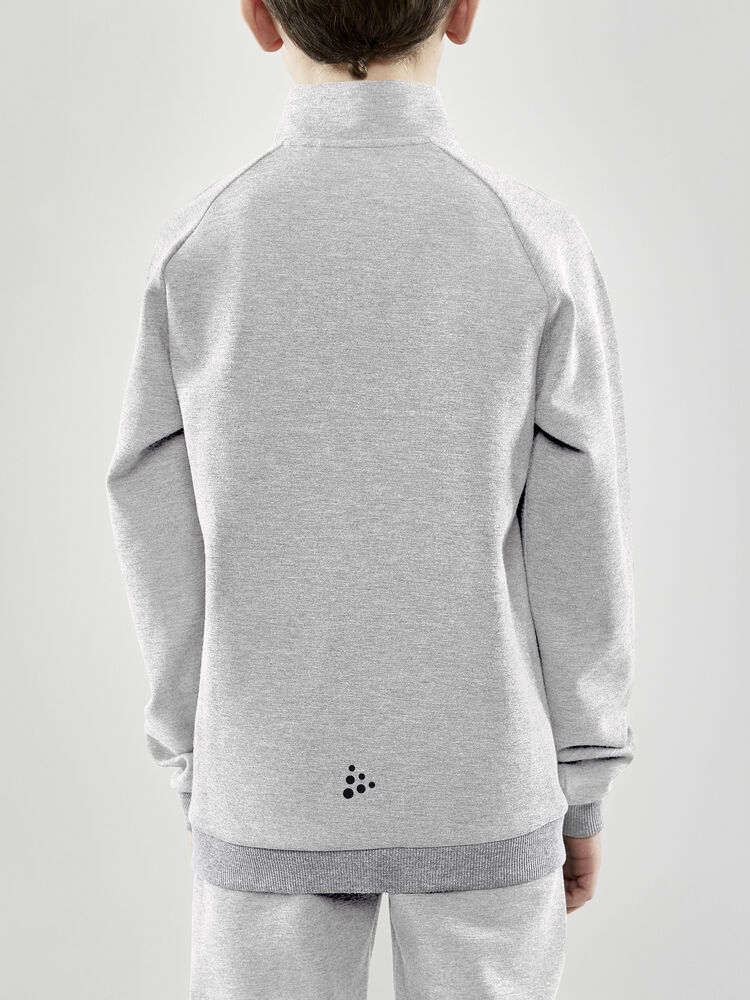 Craft - CORE Soul Full Zip Jacket Jr Grey Melange 146/152