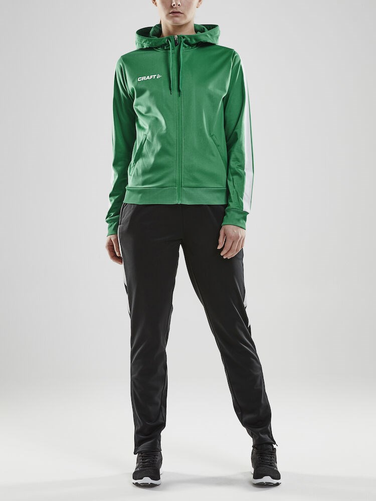 Craft - Pro Control Hood Jacket W Team Green/White XL