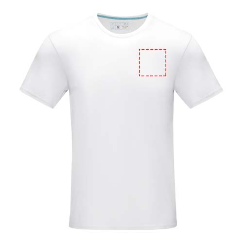 Azurite heren T-shirt met korte mouwen biologisch textiel