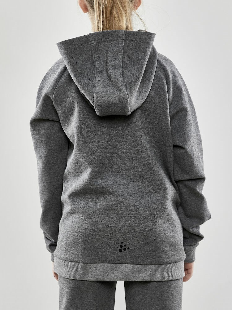 Craft - CORE Soul Hood Sweatshirt Jr Dk Grey Melange 158/164