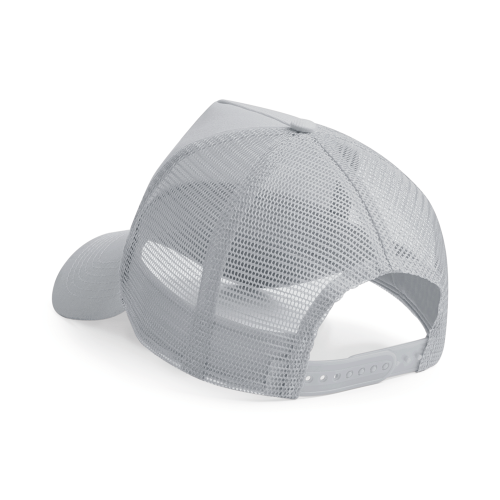 B640B - Kinderpet in mesh, verstelbaar aan de achterkant. - light grey