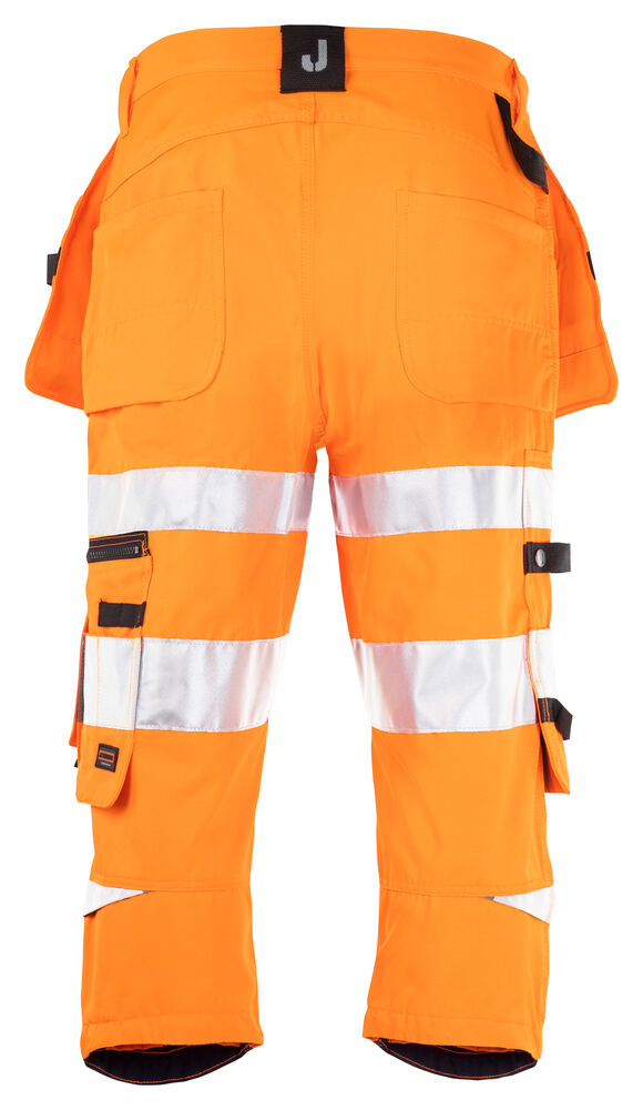 Jobman - 2217 Hi-Vis Long Shorts Oranje/Navy 96