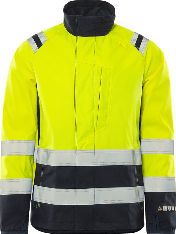 Flamestat high vis softshelljack klasse 3 4016 FSS