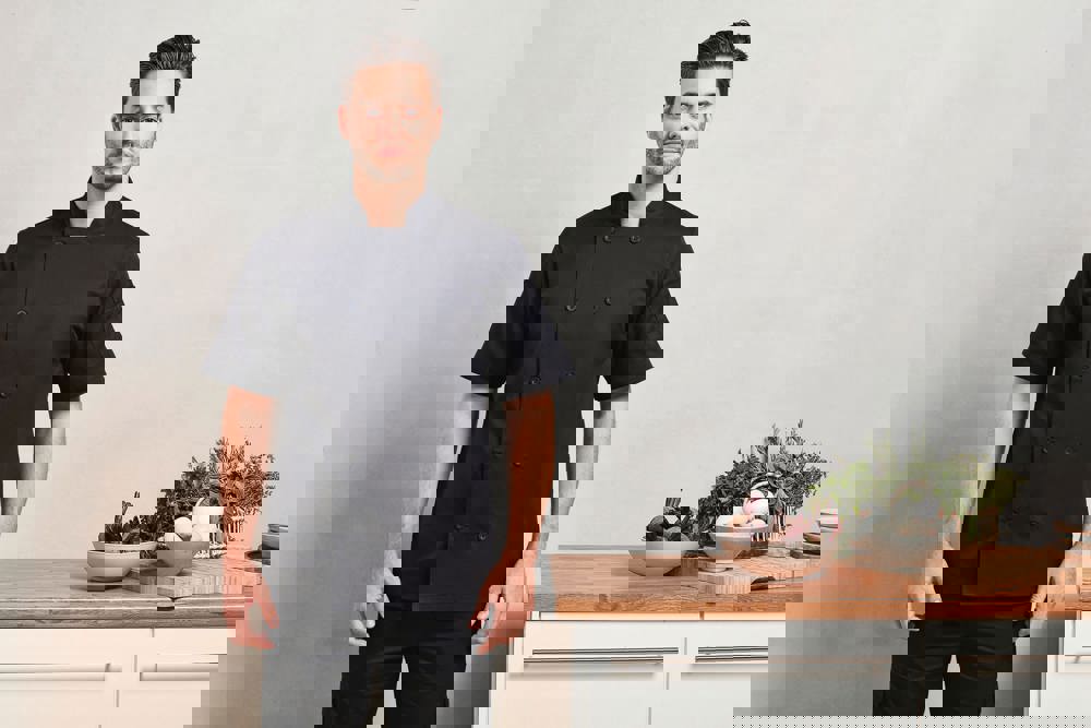 PR656 - Short Sleeve Chefs Jacket