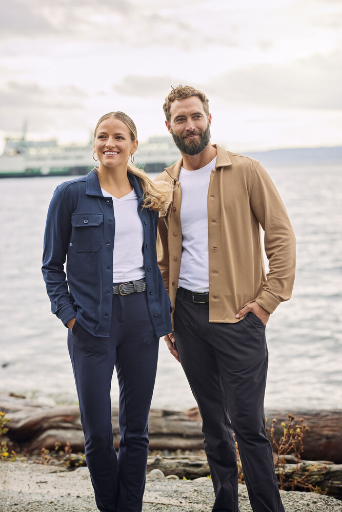 Cutter & Buck - Advantage Leisure Shirt Heren Khaki XXL