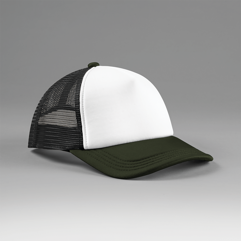 B639 - Multicolour 5-panel trucker pet