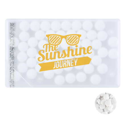 Creditcard mintdispenser - transparant