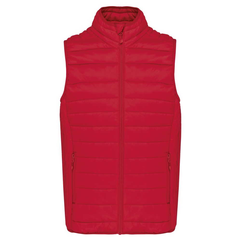 K6113 - Men’s lightweight sleeveless down jacket - Red