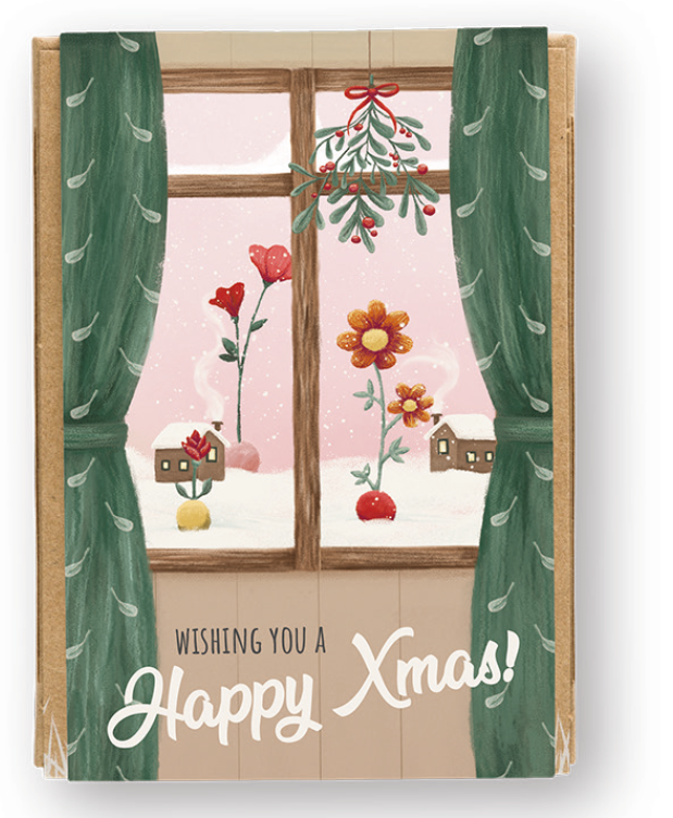 Giftbox mini - 4 stuks - Kerst Thema