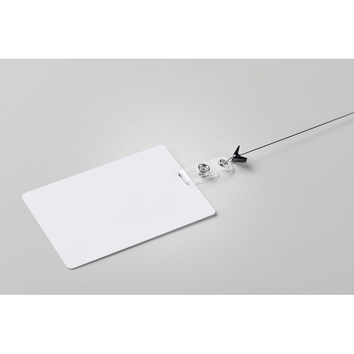 BADLARGE - Lanyard badge 120 x 80 mm