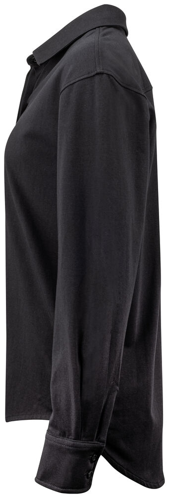 Cutter & Buck - Hedley Stretch Shirt Dames Zwart M