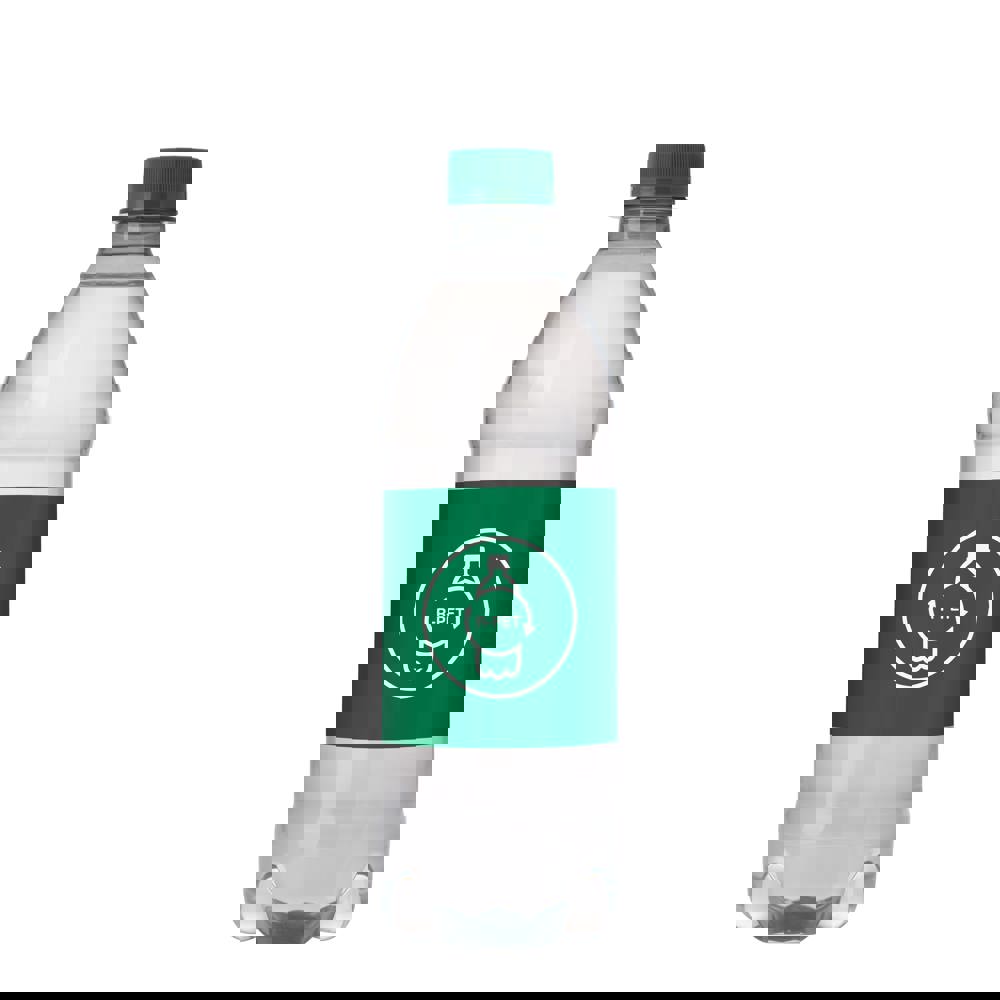 Bronwater 500 ml met draaidop - transparant/groen