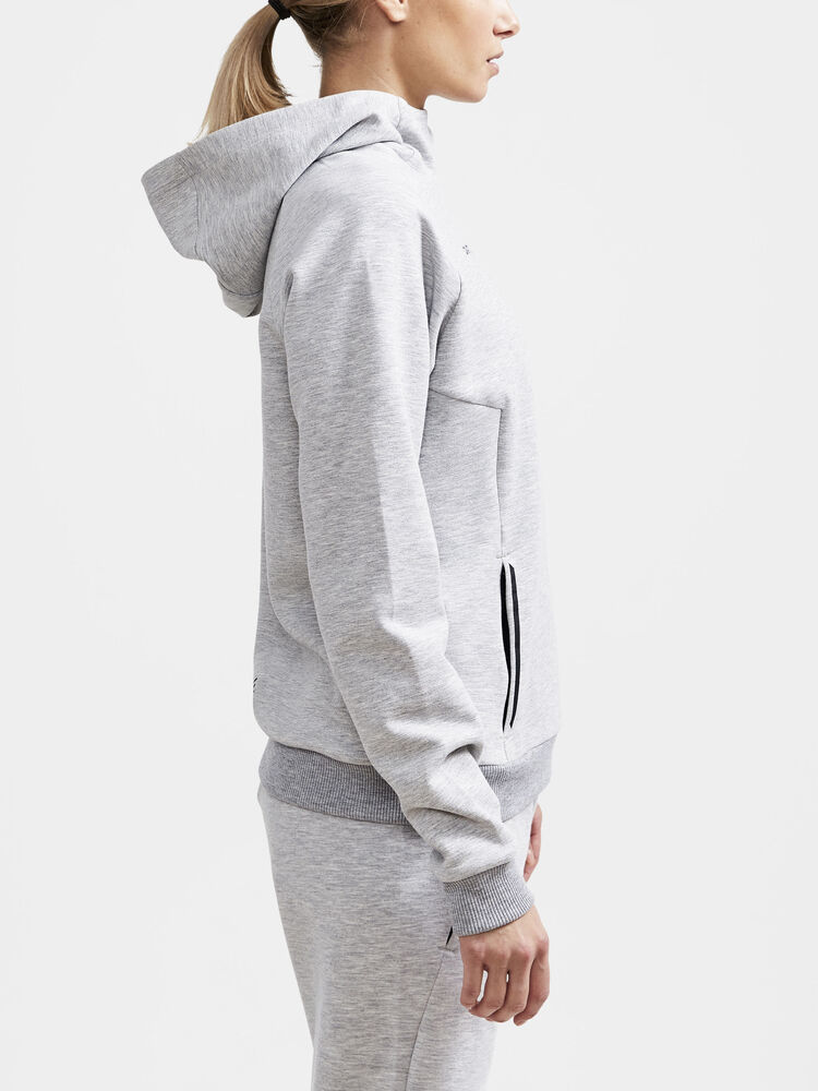 Craft - CORE Soul Hood Sweatshirt W Grey Melange XS