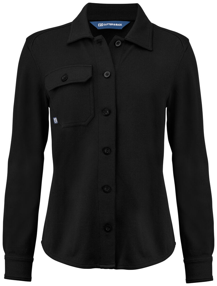 Cutter & Buck - Advantage Leisure Shirt Dames Zwart M
