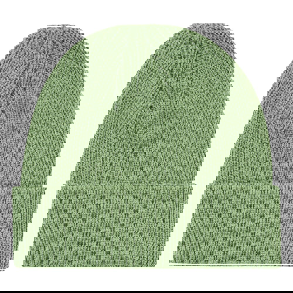 Grof gebreide fisher muts - Saliegroen (PMS 556c) / Saliegroen