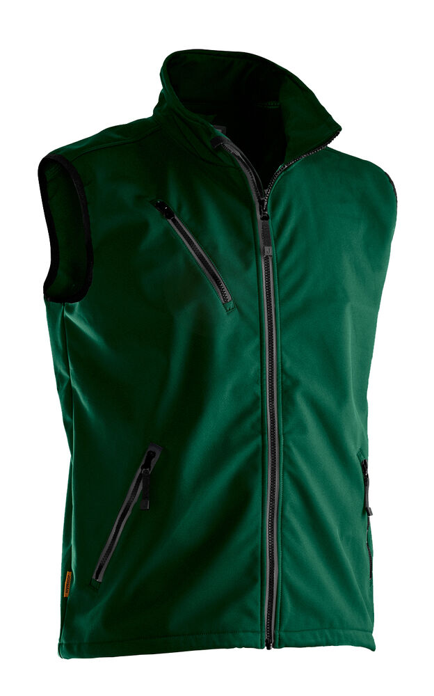 Jobman - 7502 Softshell Vest - Bosgroen