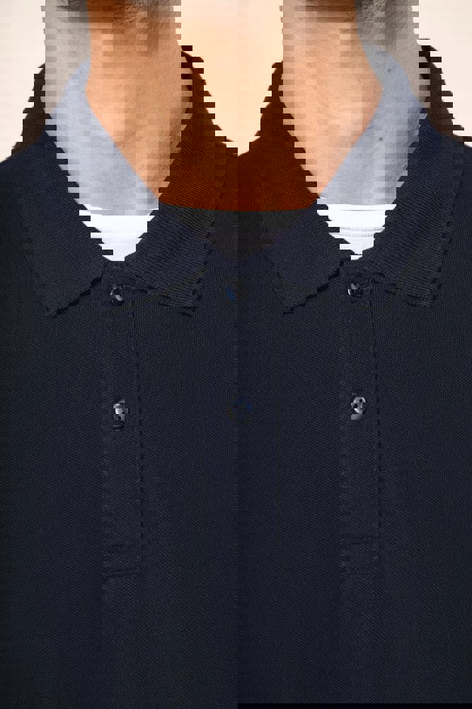 PK202 - Supima® herenpolo lange mouwen