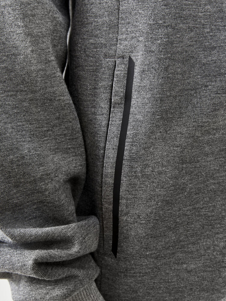 Craft - CORE Soul Full Zip Jacket Jr Dk Grey Melange 122/128