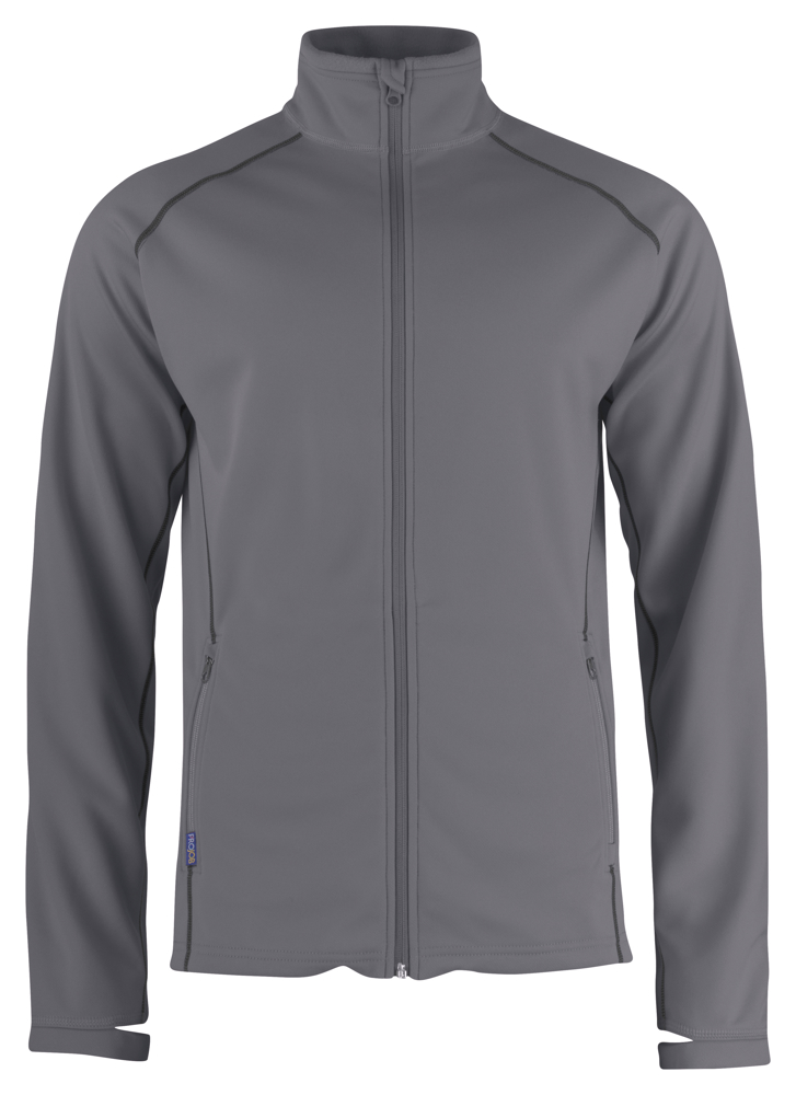 3317 SWEATER MET LANGE RITS - grijs