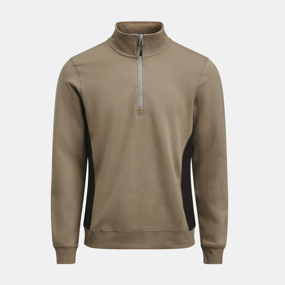 Jobman - 5401 Halfzip Sweatshirt - Khaki/zwart
