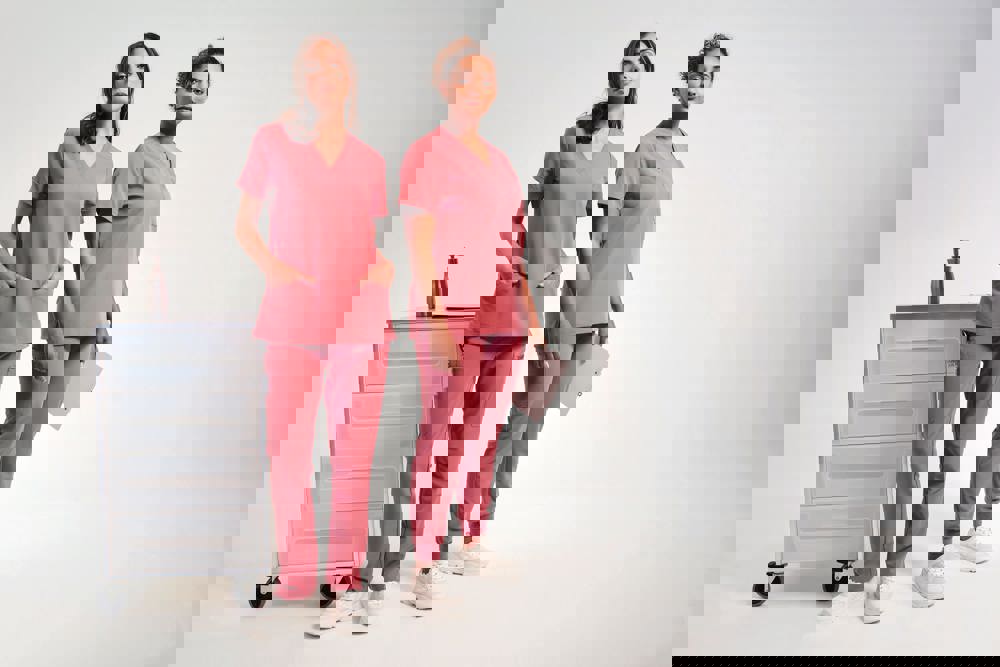 NN310 - Stretch tuniek met korte mouwen voor dames