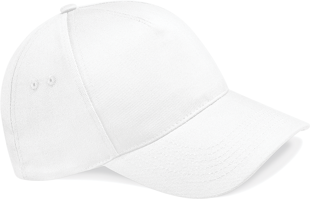 B15 - Ultimate 5 Panel Cap - White